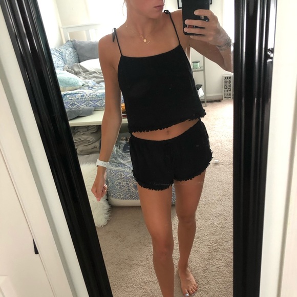 South Moon Under Pants - Black two piece set